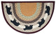 Earth Rugs SCP-395 Cabin Bear Printed Slice 18" x 29"