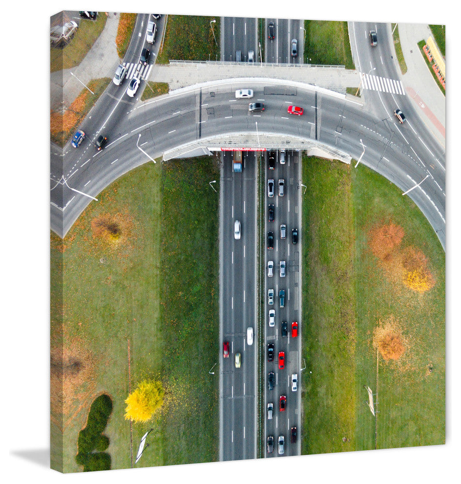 "Underpass" Painting Print on Canvas by Karolis Janulis