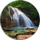 Djur Djur Waterfall, Landscape Photography Round Wall Art, 11"