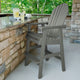 Hamilton Deck Chair-Bar Height, Coastal Teak