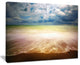 "Exotic Beach on Cloudy Summer Day" Seascape Wall Art, 40"x30"