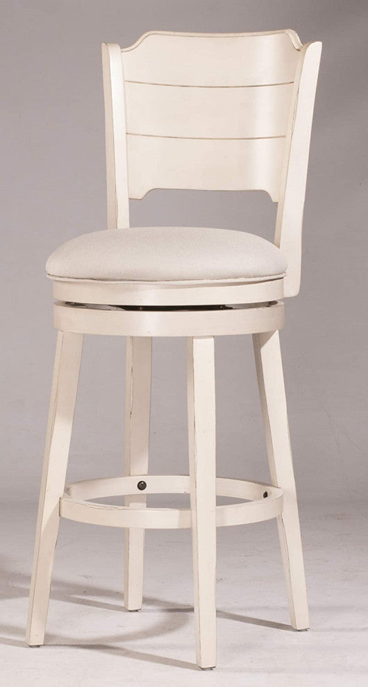 Swivel Counter Height Stool, Sea White, Sea White