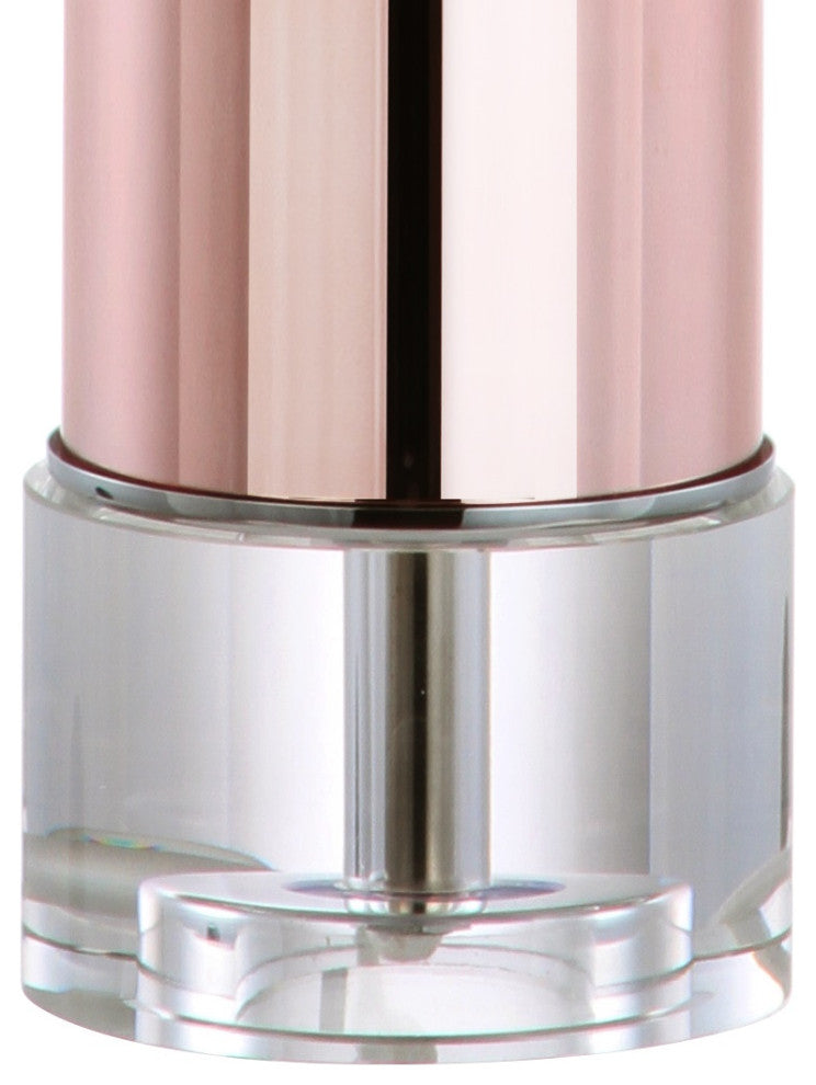 Edward Glass and Crystal LED Table Lamp, 27"