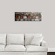 "Bergen Norway" Canvas Art, 36"x12"x1.25"