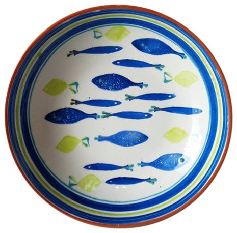 Pescador Striped Salad Bowl