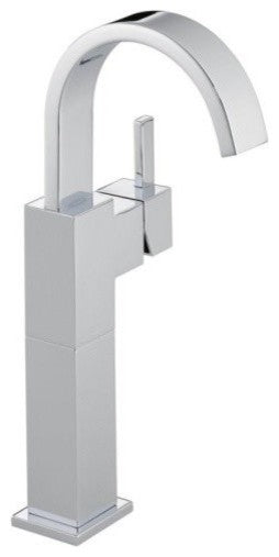 Delta Vero Single Handle Vessel Bathroom Faucet, Chrome, 753LF