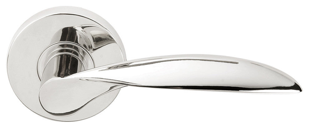 Stratus Lever, Tubular Privacy, Polished Stainless Steel, 2-3/4" Backset
