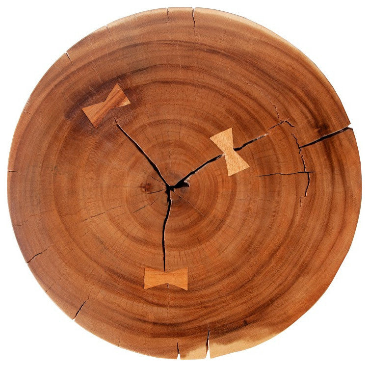 Chamcha Wood Pedestal, Round