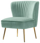 Velvet Accent Dining Chair, Sage