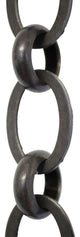 RCH Hardware Brass Loop Chandelier Chain, 3', Oil Bronzed Black, U40