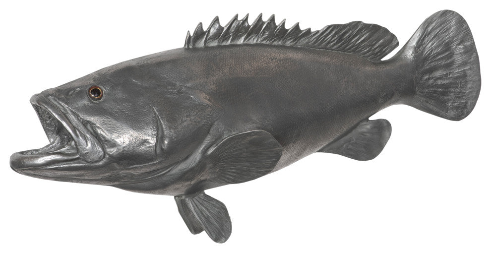 Estuary Cod Fish, Polished Aluminum