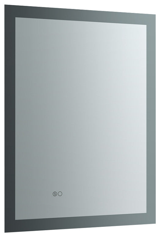 Angelo Bathroom Mirror With Halo Style LED Lighting and Defogger, 24"x30"