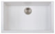 ONE Series 30" Undermount Single-Bowl Granite Sink in Milk White