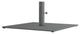 24" Square Powdercoated Steel Umbrella Base, Graphite