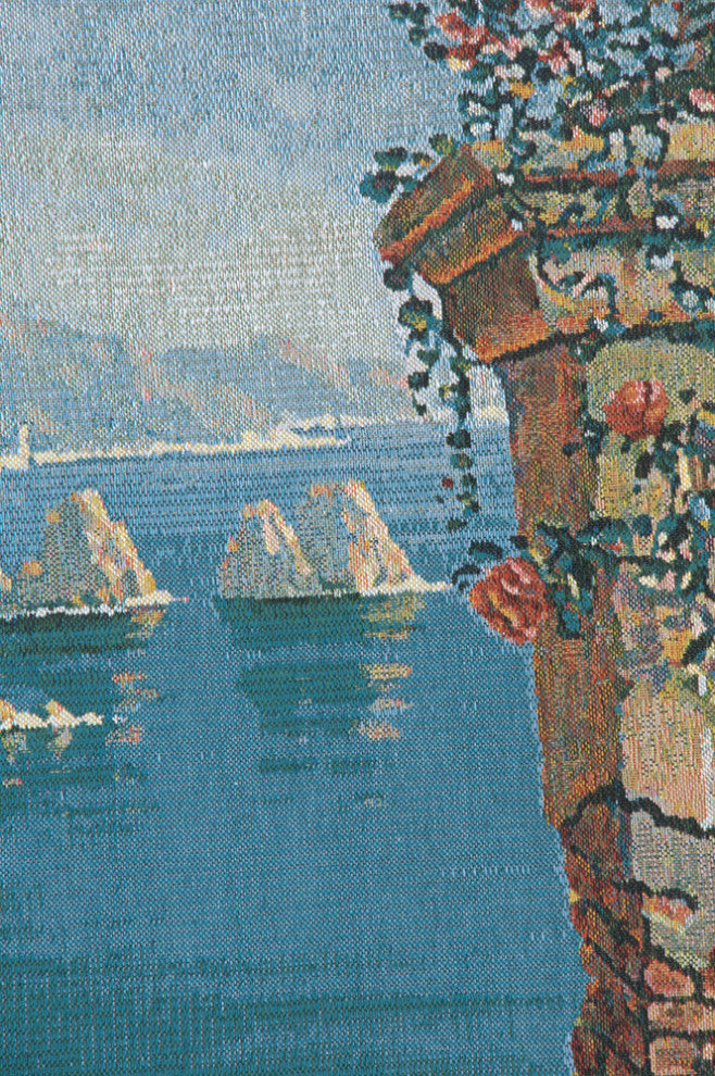 Capri Vista Belgian Wall Tapestry