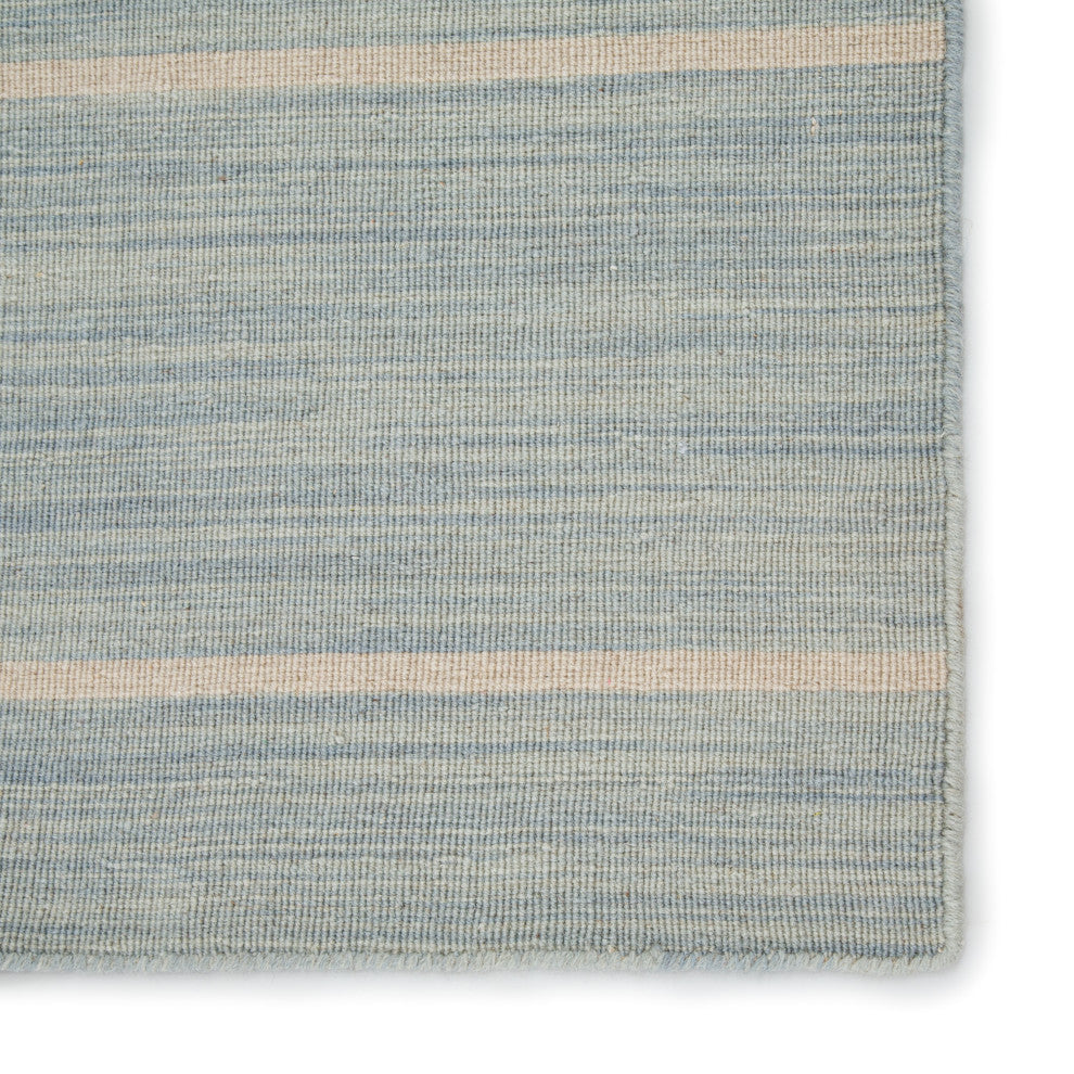 Jaipur Living Cape Cod Handmade Stripe Blue/White Area Rug, 10'x14'
