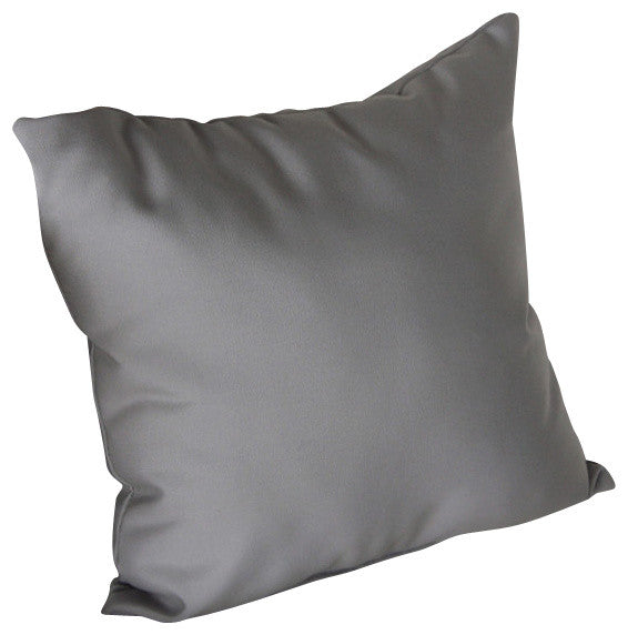 Outdoor Pillow, Gray, 15 Inch
