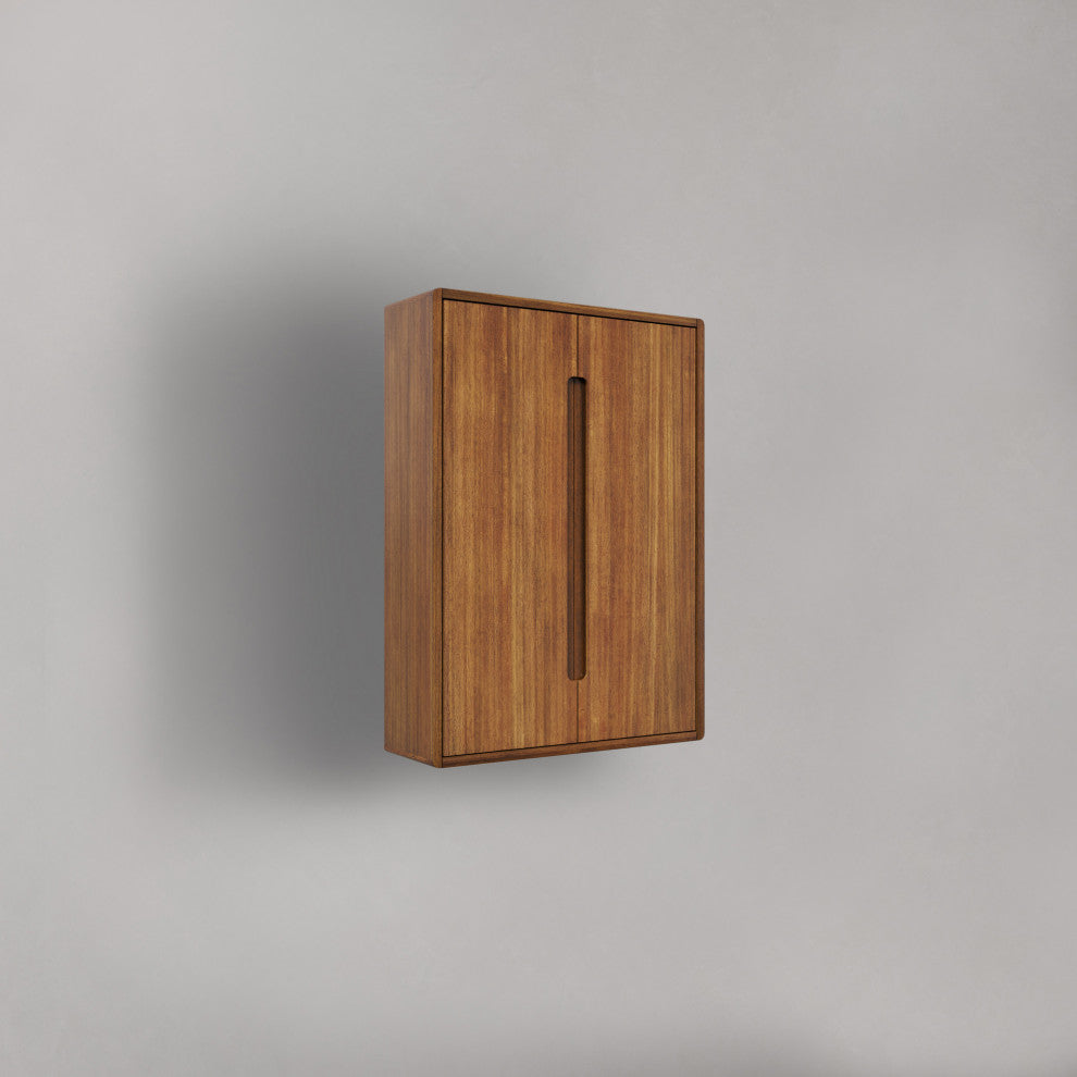 Sequoia 24 In. W x 33 In. H x 8 In. D Bath Storage Wall Cabinet in Mangowood