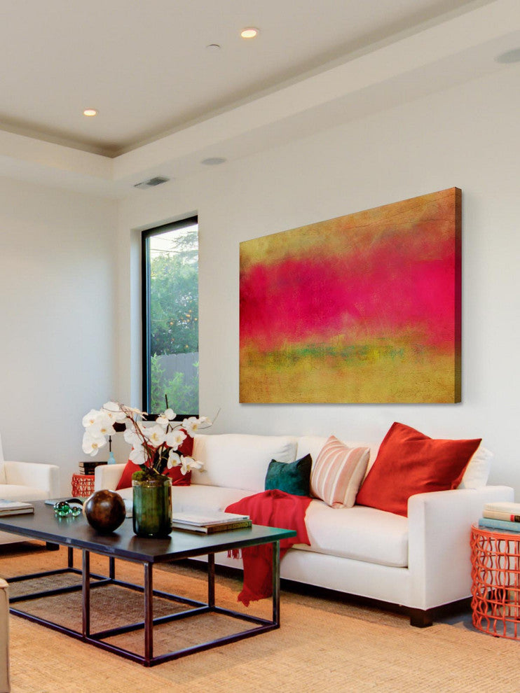 "Her Fighting Heart" Painting Print on Canvas by Jorgensen