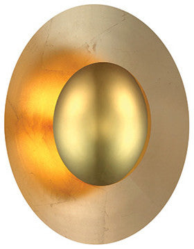 Modern Forms Blaze LED Wall Sconce, Gold Leaf, 12"