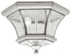 Monterey and Georgetown Ceiling Mount, Brushed Nickel