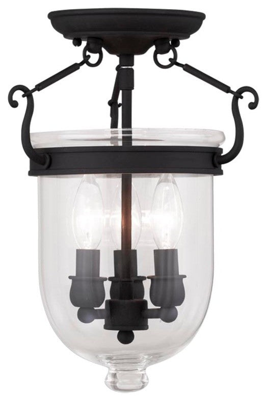 Jefferson Ceiling Mount, Black