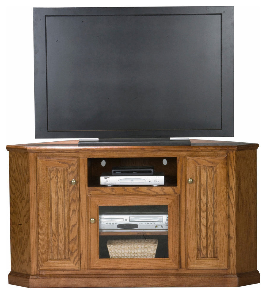 Eagle Furniture Heritage 56" Tall Corner TV Cart, Concord Cherry