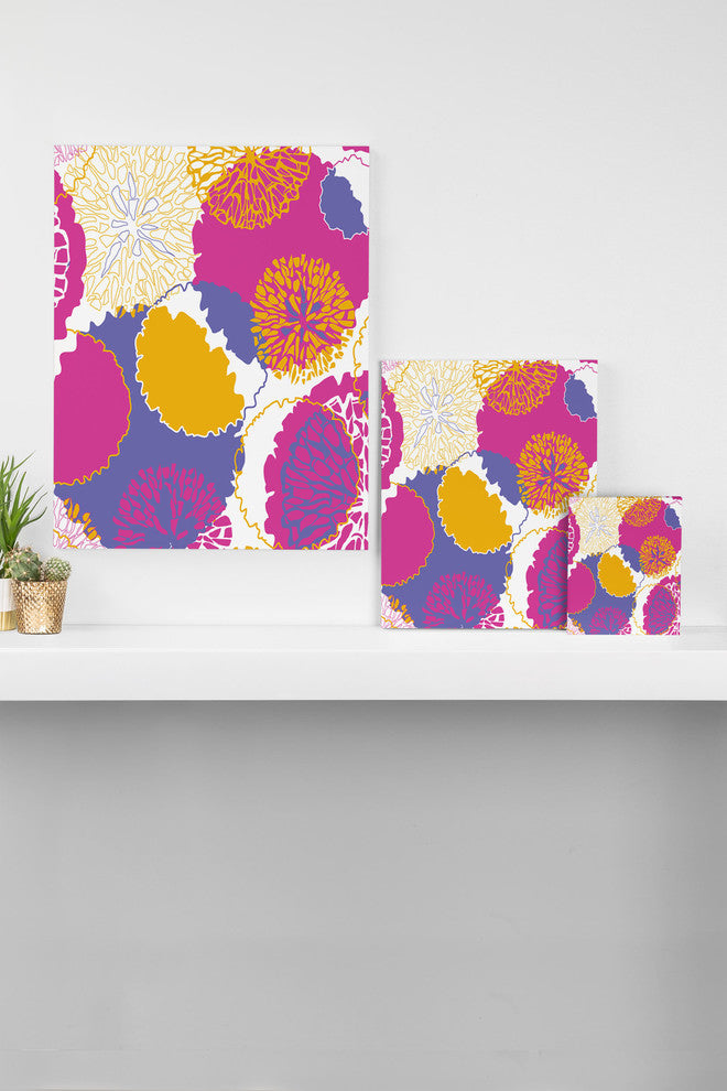Deny Designs Karen Harris Brandywine Falls Merlot Incarnation Art Canvas