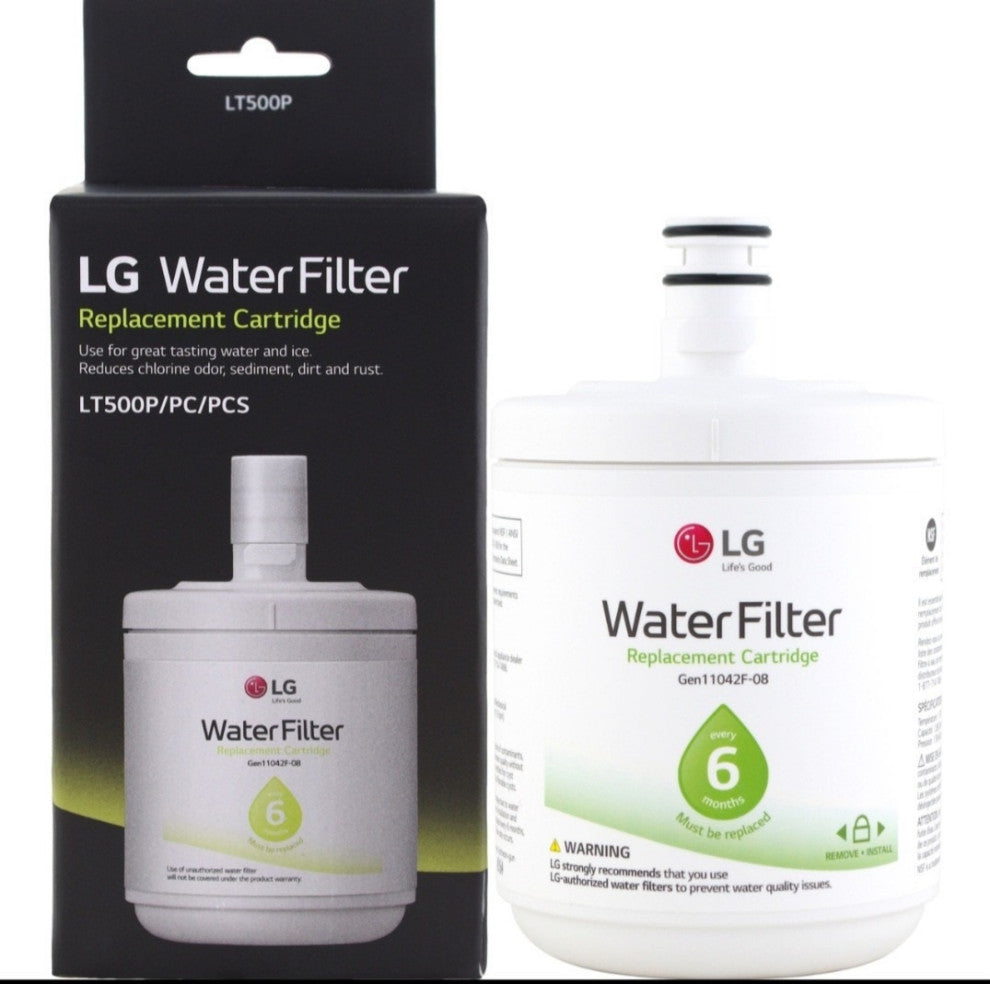 1 Pack LG LT500P 6 Month 500 Gallon Refrigerator Replacement Water Filter