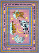 Kid Essentials Rug, Hey Diddle Diddle, 5'4"x7'8", Pink