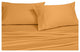 Attached Soft Microfiber Waterbed Sheet Set, Gold, Single