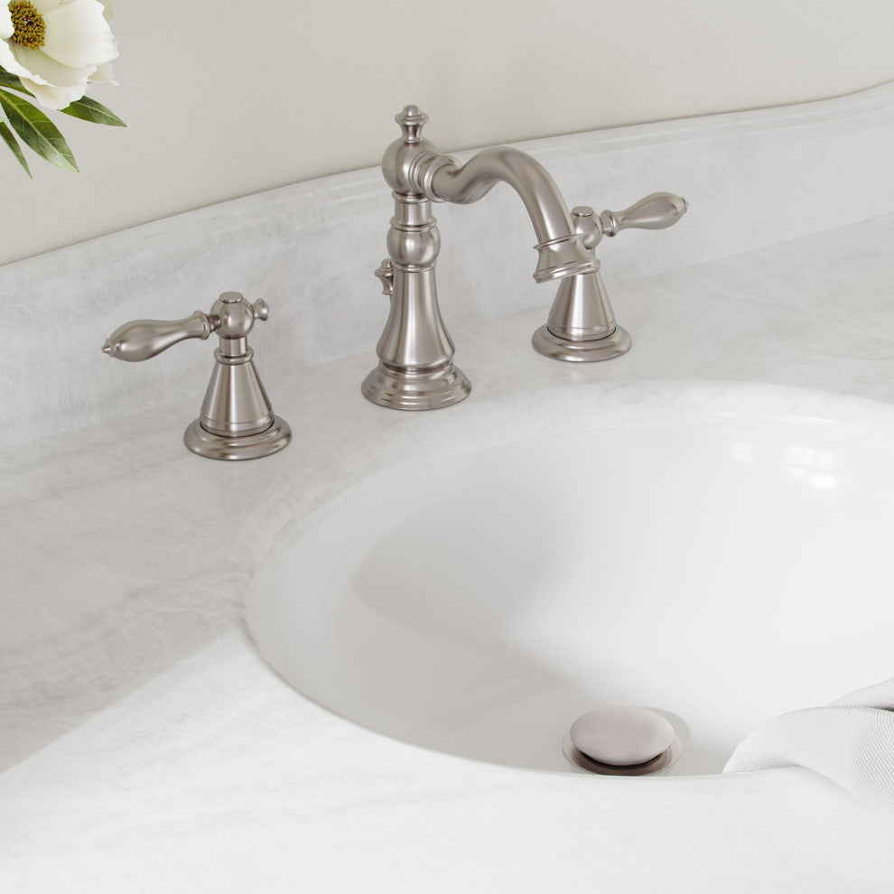 Antique White Traditional Style Single Sink Beckham Bathroom Vanity, White, 42", Single Sink, Freestanding