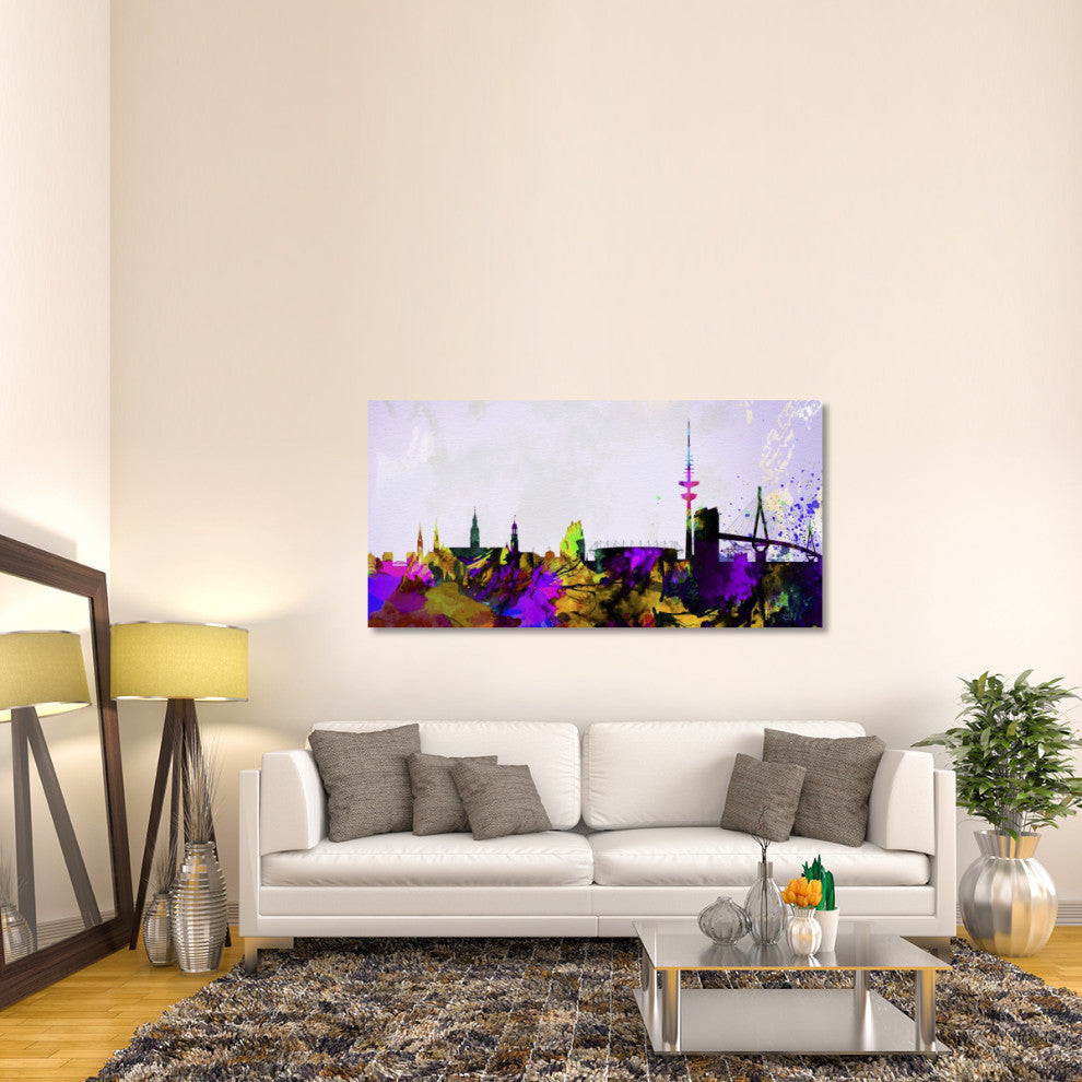 "Hamburg City Skyline" Fine Art Print