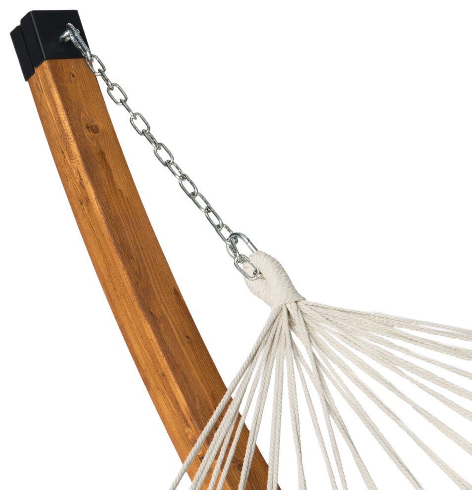 GDF Studio Weston Outdoor Hammock Fabric, ONLY, Blue Green Stripe