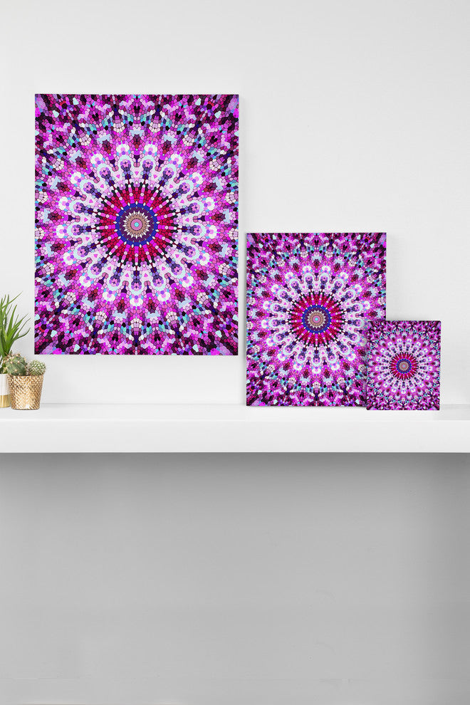 Deny Designs Monika Strigel Pink Arabesque Art Canvas