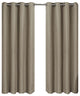 Gulfport Faux Linen Blackout Weave Panels, Beige, 52"x96" Single