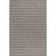 Vestry Striped Wool Area Rug, Bark 6' x 9'