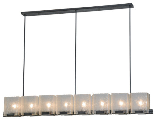 78L Ice Cube 8 LT Oblong Chandelier