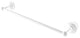 Que New 24" Shower Door Towel Bar, Matte White