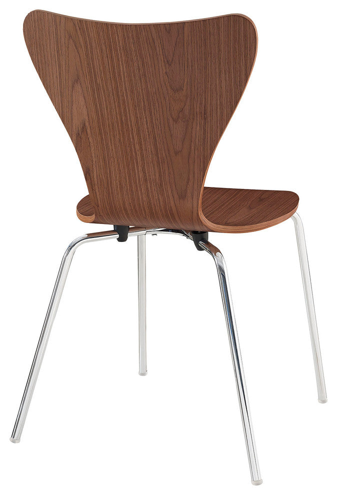 Restaurant Tables and Chairs, "Nila" Dining Wooden Chair, Walnut