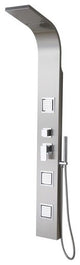 Lenox Stainless Steel Waterfall Shower Panel With Pulsating Body Sprays