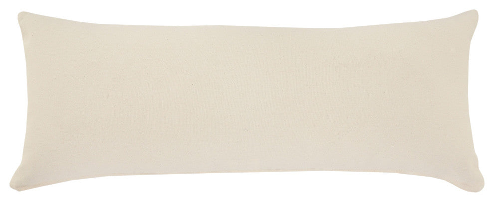 Soft Striped Cinnamon Throw Pillow, 14" X 36"