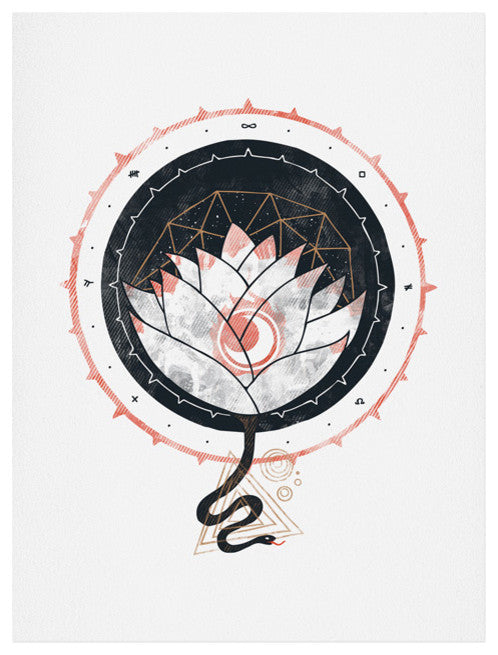 Deny Designs Hector Mansilla Lotus Art Print
