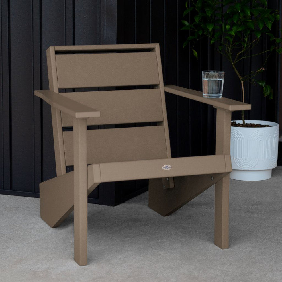 Haven Modern Adirondack Chair, Cabana Tan