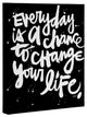 Deny Designs Kal Barteski Change Your Life Art Canvas