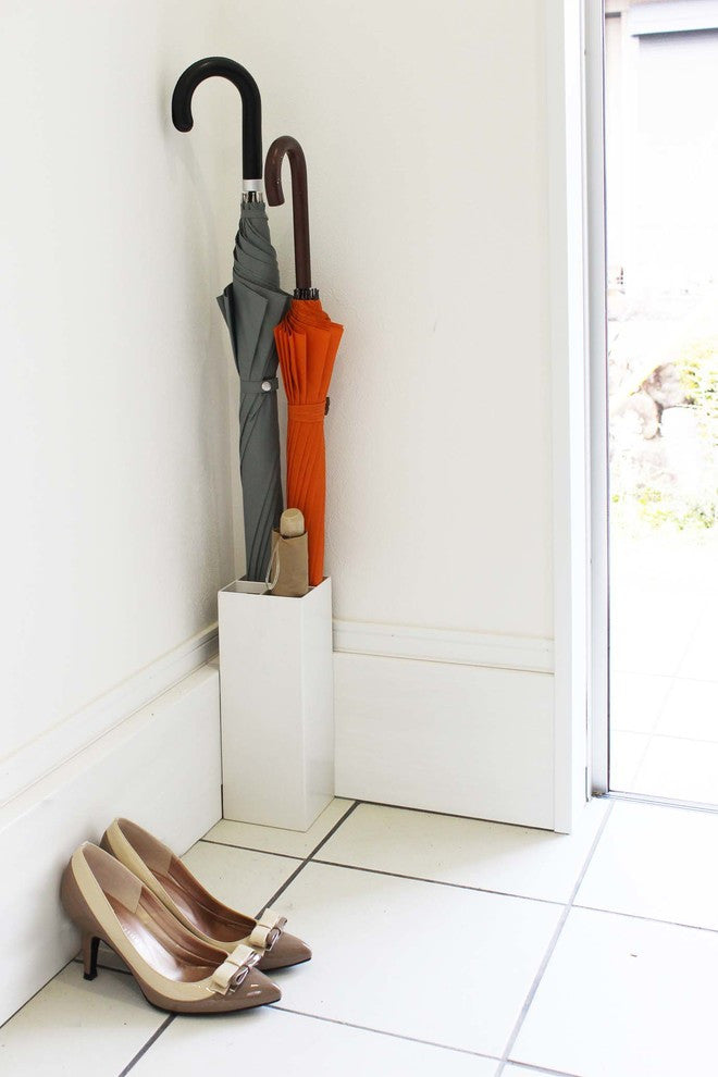 Smart Umbrella Stand, White