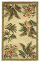 Sparta 3133 Ivory Tropical Oasis Rug, 8'6"x11'6"