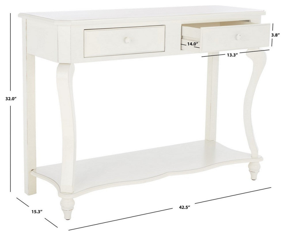 Safavieh Katie Console, Creme