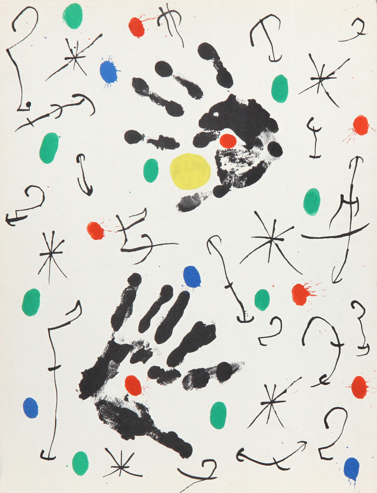 Joan Miro "Les Essencies de la Tierra 14" Lithograph