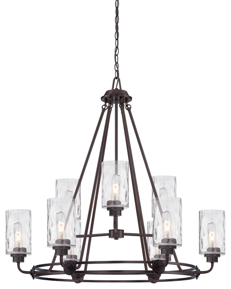 Gramercy Park 9-Light Chandelier, Old English Bronze